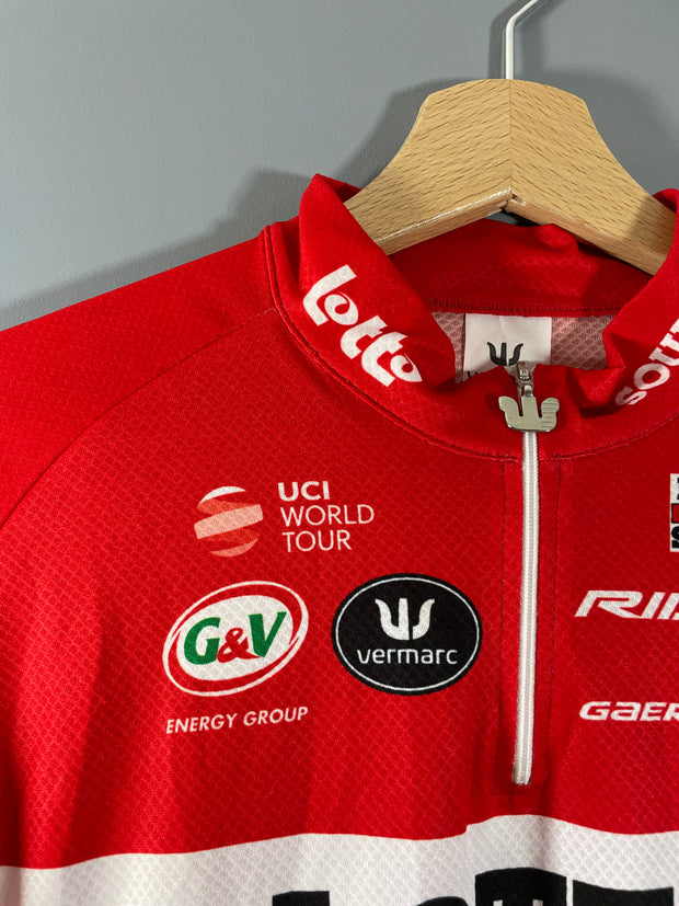 Maillot vélo vintage team lotto Soudal Vermarc