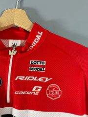 Maillot vélo vintage team lotto Soudal Vermarc