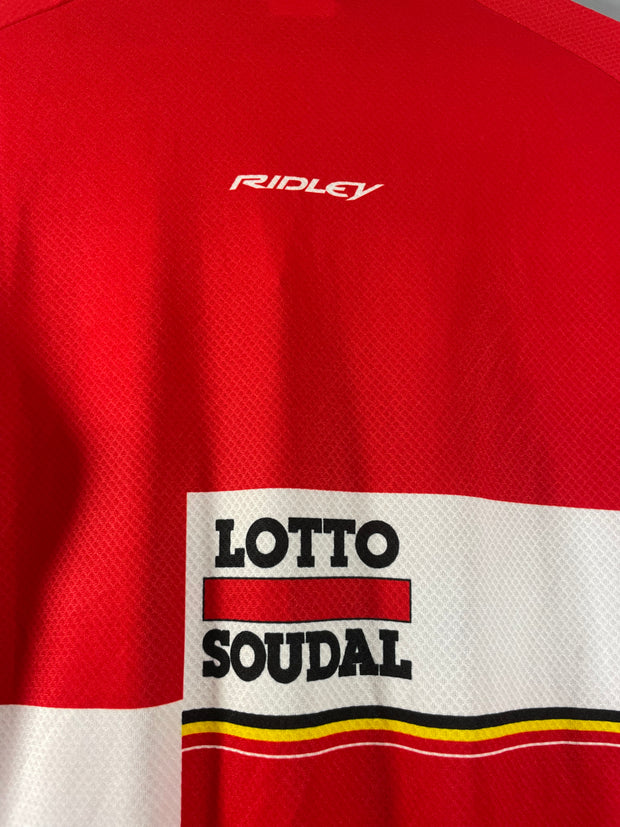 Maillot vélo vintage team lotto Soudal Vermarc