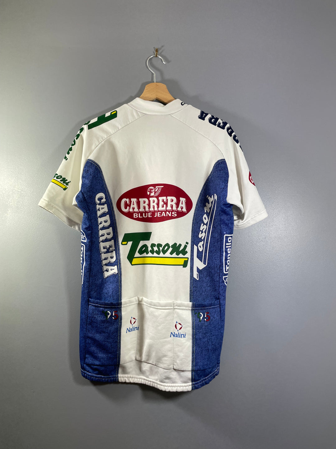 Maillot cyclisme vintage Carrera Nalini Gaerne San Marco Maillot cyclisme vintage Carrera Nalini Gaerne San Marco