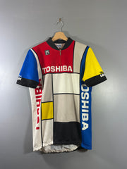 Maillot vélo vintage Toshiba SMS Santini LOOK