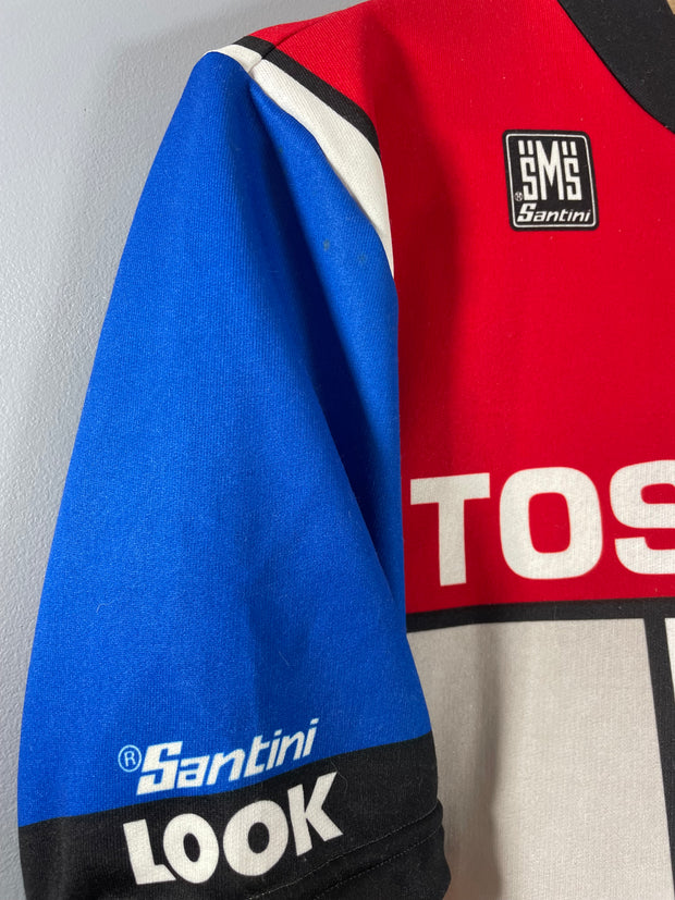 Maillot vélo vintage Toshiba SMS Santini LOOK