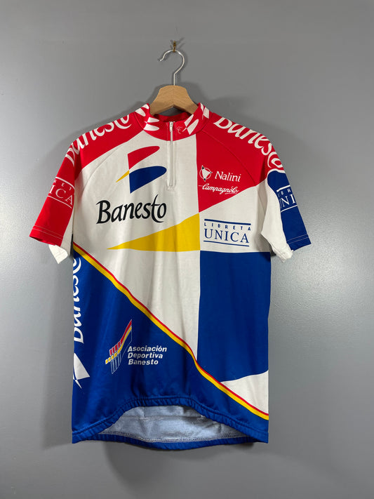 Maillot vélo vintage Banesto Nalini Liberta Unica