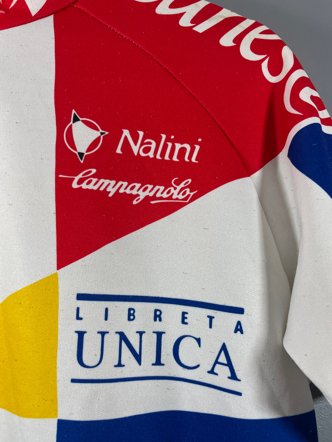 Maillot cyclisme rétro Nalini Banesto Campagnolo Libreta Unica