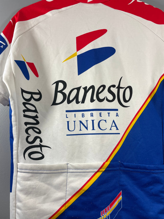 Maillot vélo vintage Banesto Nalini Liberta Unica