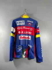 Maillot vélo vintage Alfa Romeo Pitau Guido Knapp Bottecchia Vermarc R.Leone