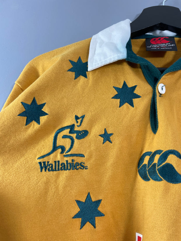 Maillot rugby vintage Australie Canterbury Vodafone