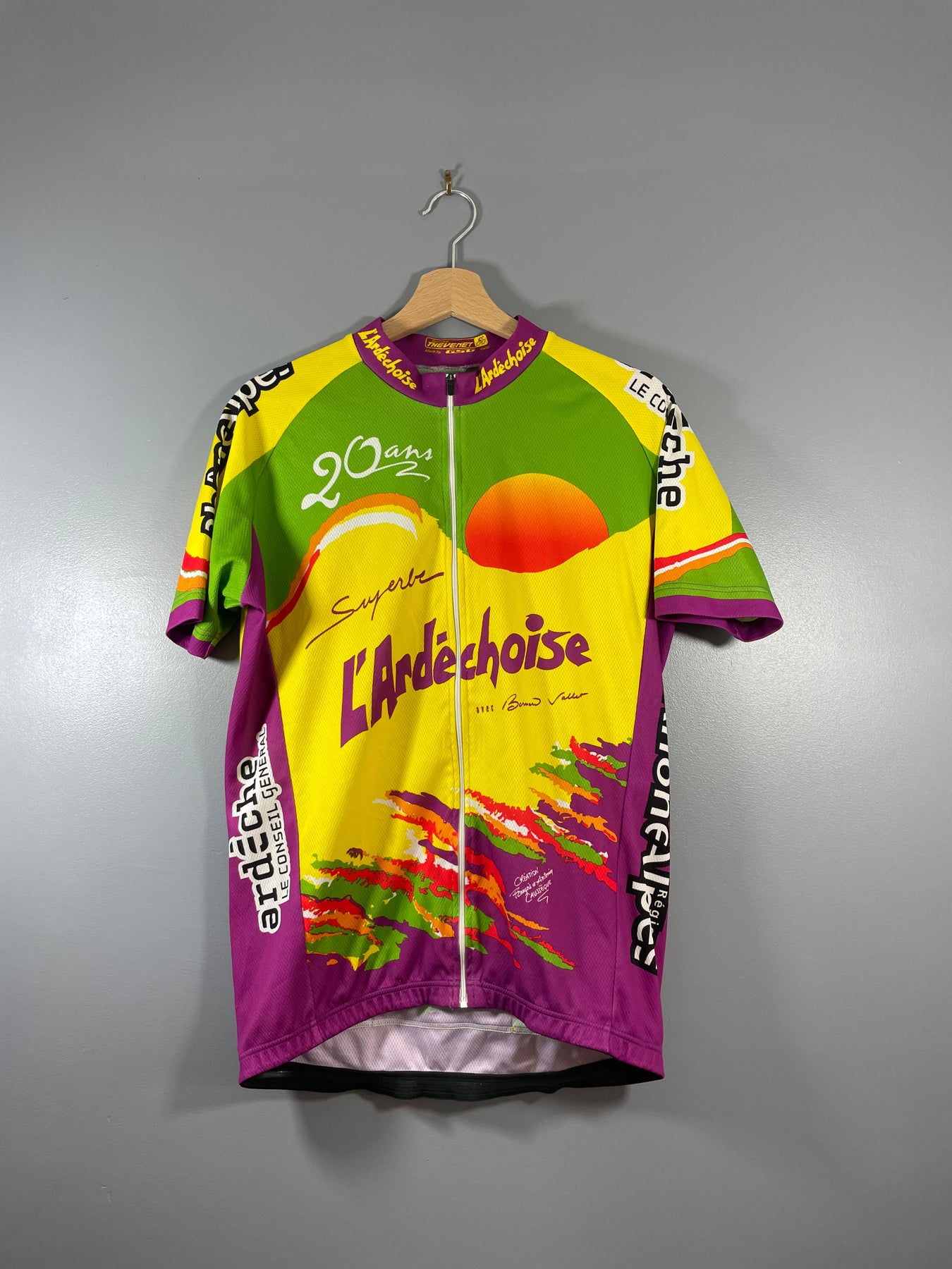 Maillot Cycliste Vintage De Geest Sport Histor Sigma Années 90 Taille 2