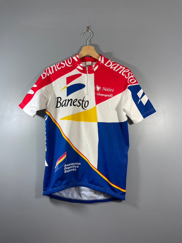 Maillot vélo cyclisme vintage Nalini Banesto