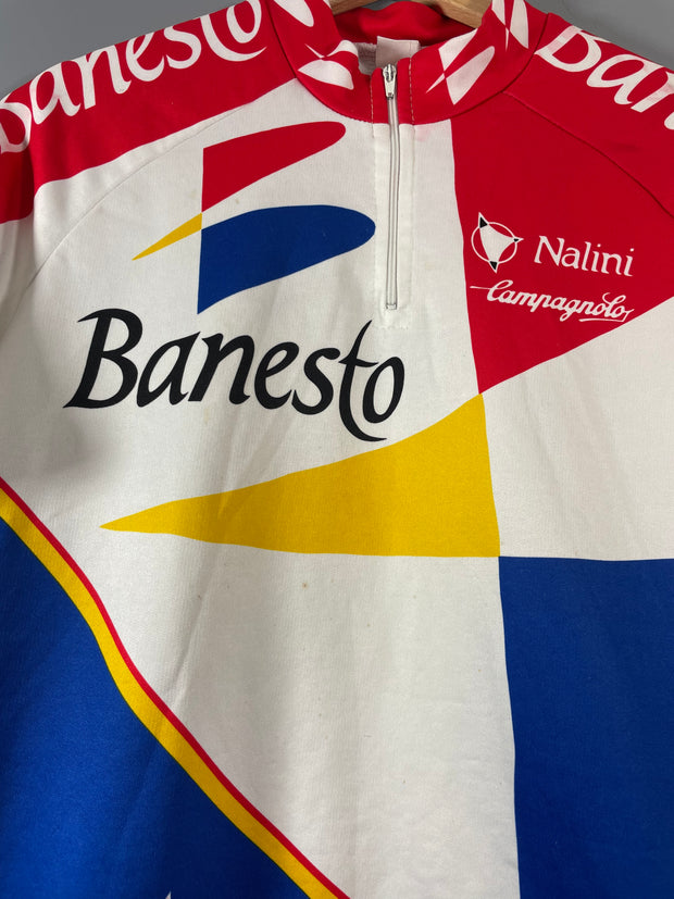 Maillot vélo cyclisme vintage Nalini Banesto