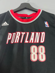 Maillot basket vintage Portland Adidas #88 Batum