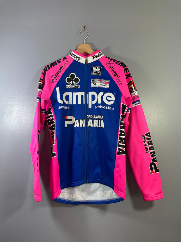 Maillot vélo cyclisme vintage Lampre SMS Panaria Colnago