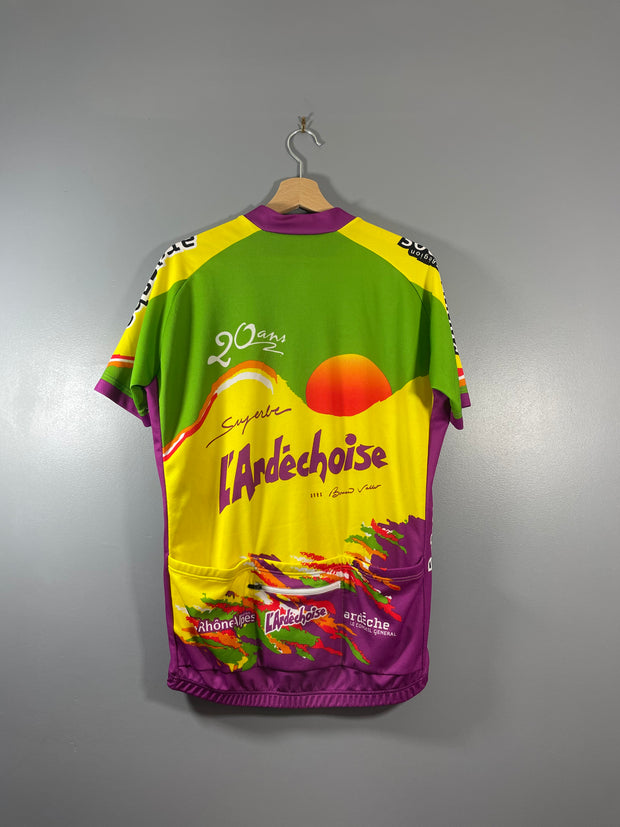 Maillot vélo cyclisme vintage l'Ardéchoise GSG