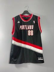 Maillot basket vintage Portland Adidas #88 Batum