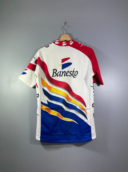Maillot vélo cyclisme vintage Banesto Nalini