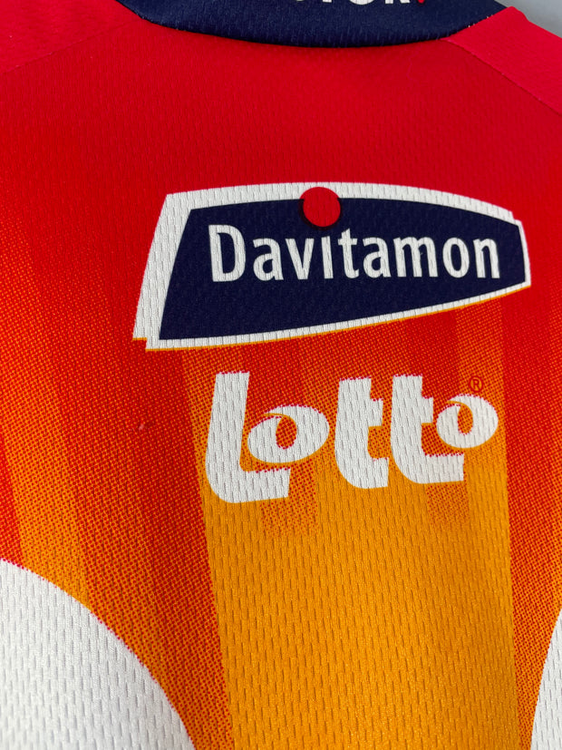 Maillot vélo cyclisme vintage Lotto Davitamon Vermarc