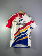 Maillot vélo cyclisme vintage Banesto Nalini