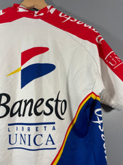 Maillot vélo cyclisme vintage Banesto Nalini Liberta Unica