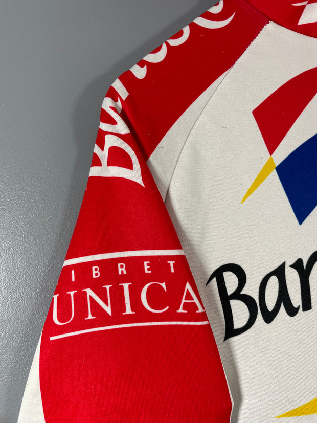 Maillot vélo cyclisme vintage Banesto Nalini Liberta Unica