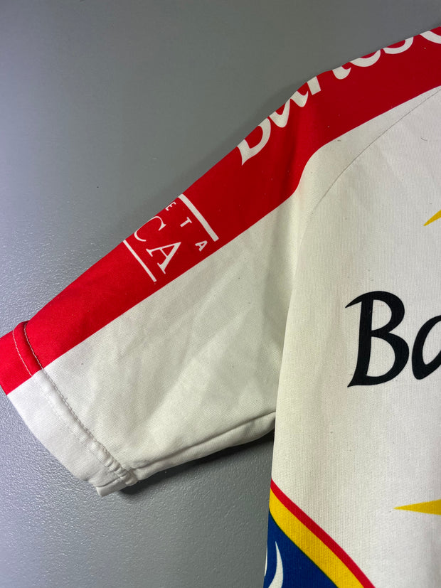 Maillot vélo cyclisme vintage Banesto Nalini Liberta Unica