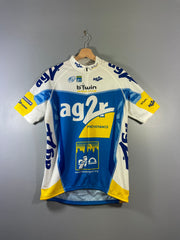 Maillot vélo cyclisme vintage AG2R B'Twin Michelin