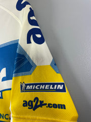 Maillot vélo cyclisme vintage AG2R B'Twin Michelin