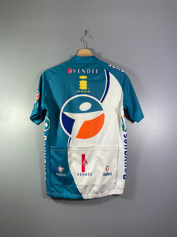 Maillot vélo cyclisme vintage Bouygues telecom Nalini Vendée Time