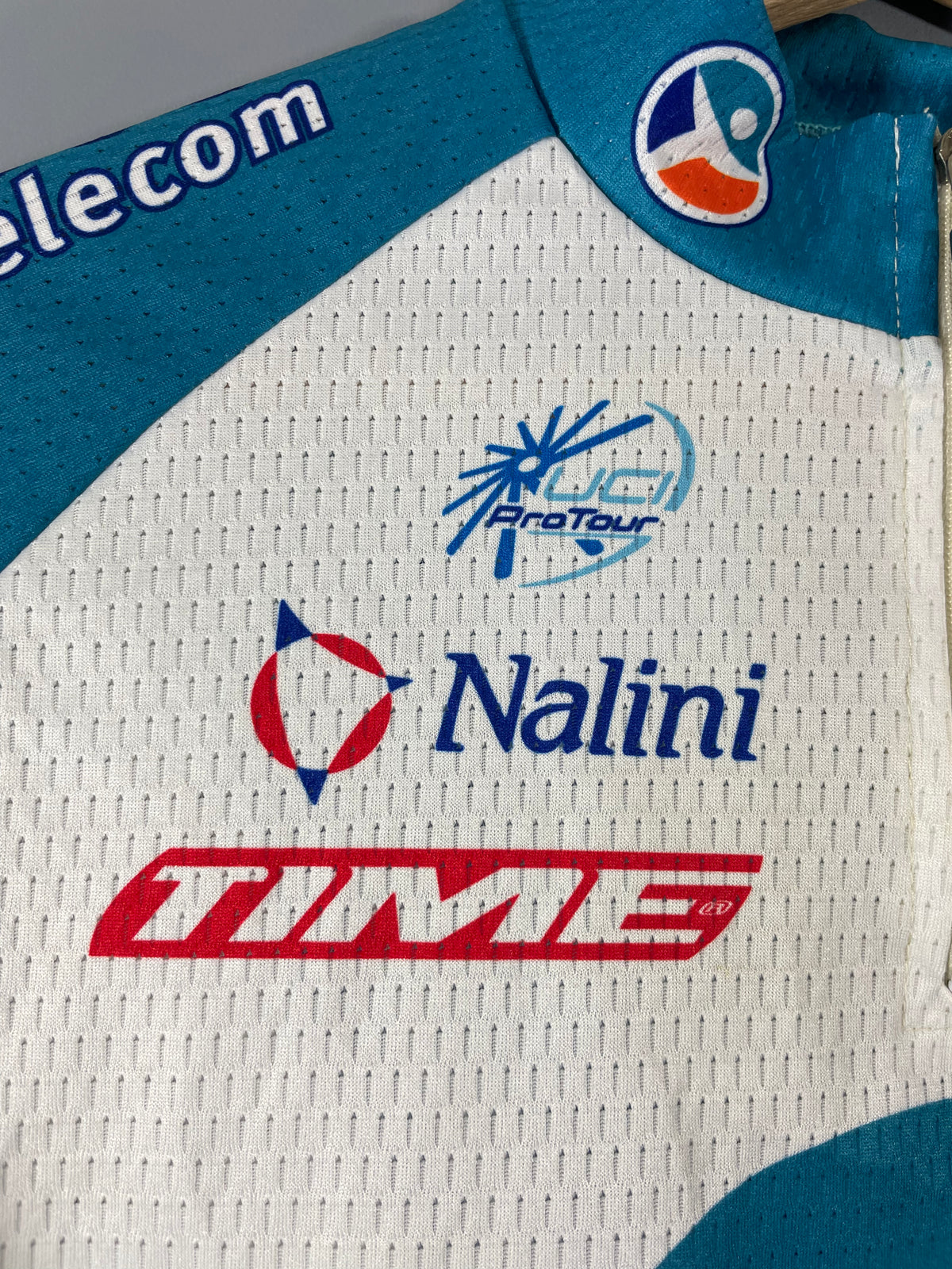 Maillot vélo cyclisme vintage Bouygues telecom Nalini Vendée Time