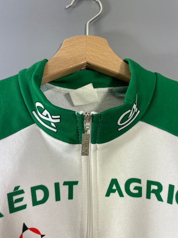 Maillot cycliste vintage Crédit Agricole Nalini Look