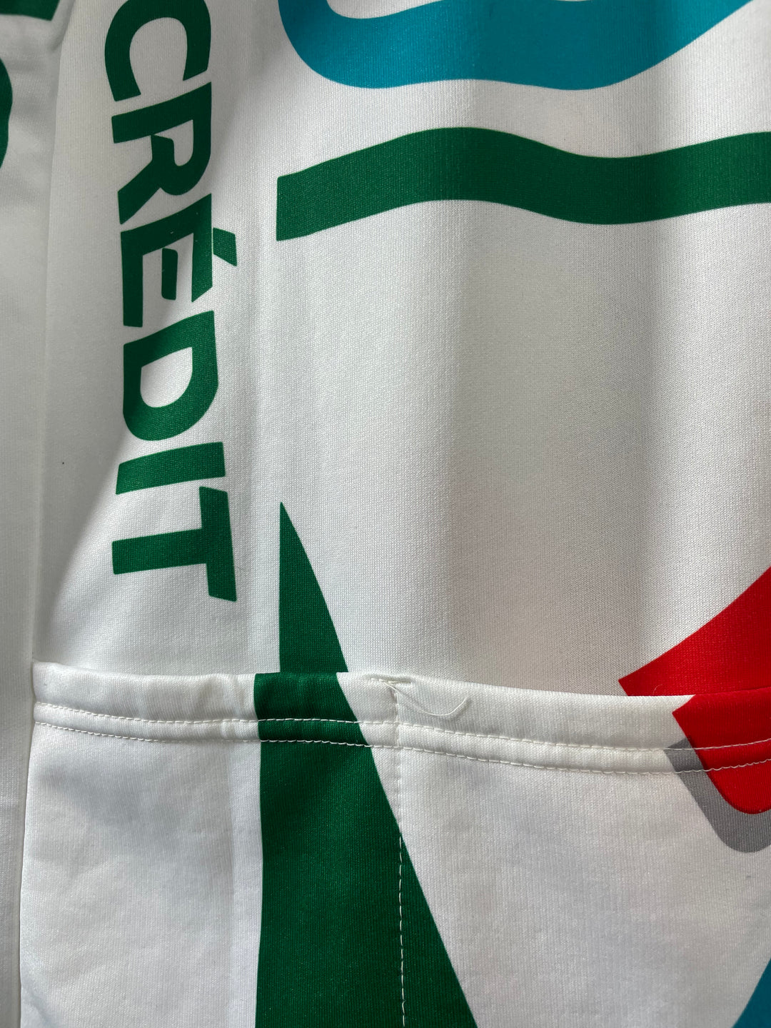 Maillot Cyclisme Vintage Crédit Agricole Look Nalini - Taille L Manches Courtes