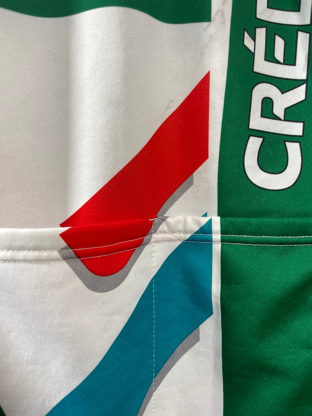 Maillot cyclisme vintage Crédit Agricole Look Nalini