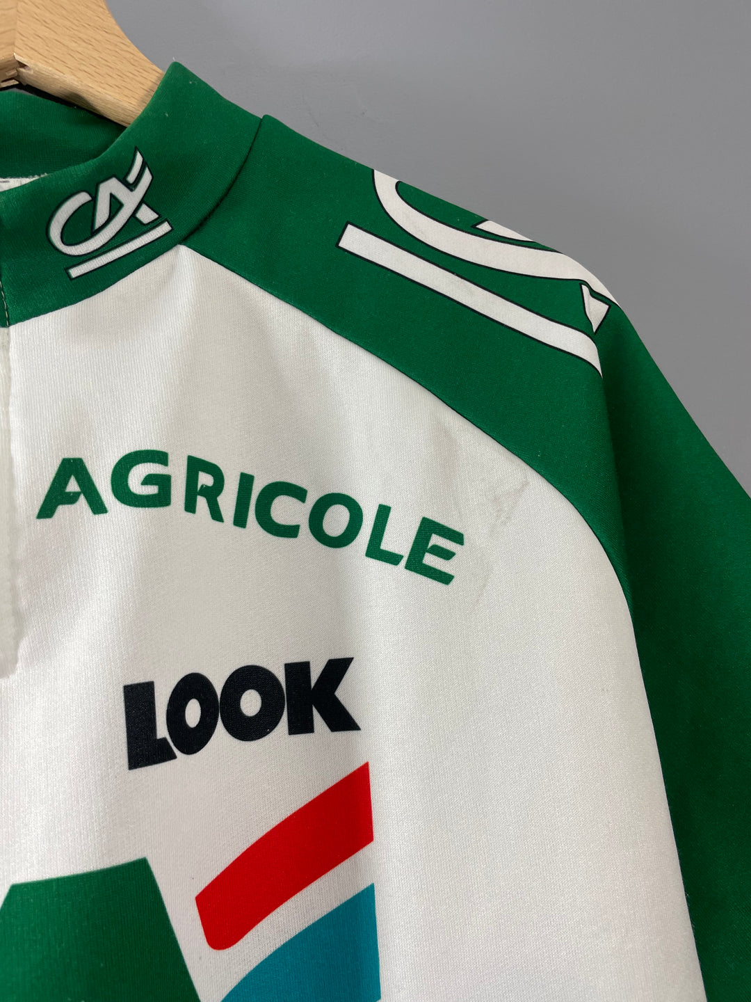 Maillot cyclisme vintage Nalini Crédit Agricole Look UCI