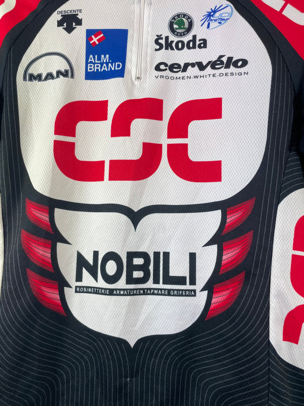 Maillot vélo cyclisme vintage CSC Descente Nobili Man