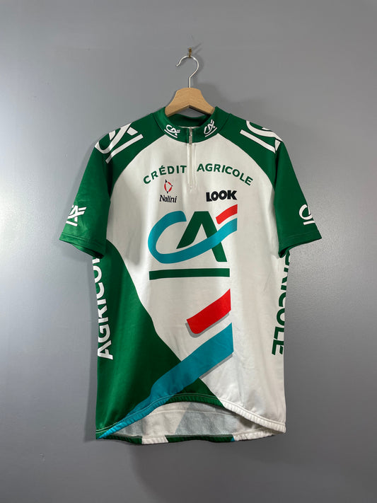 Maillot cycliste vintage Crédit Agricole Look Nalini