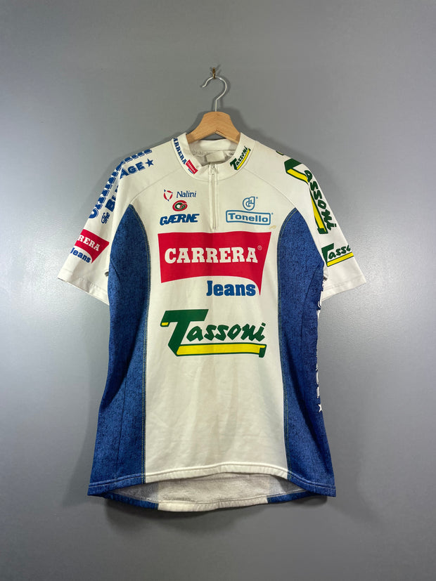 Maillot vélo cyclisme vintage Carrera Jeans Tassoni Nalini