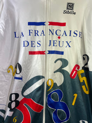 Veste vélo cyclisme vintage Française des Jeux Sibille