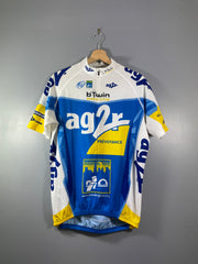 Maillot vélo cyclisme vintage AG2R B'Twin Michelin