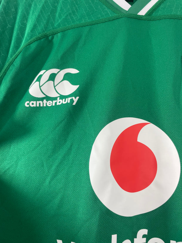 Maillot rugby vintage Irlande Canterbury Vodafone