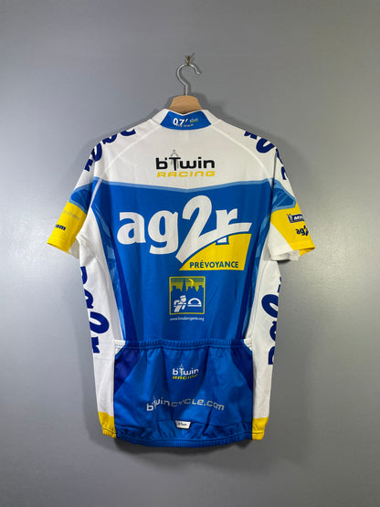 Maillot vélo cyclisme vintage AG2R B'Twin Michelin