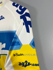 Maillot vélo cyclisme vintage AG2R B'Twin Michelin