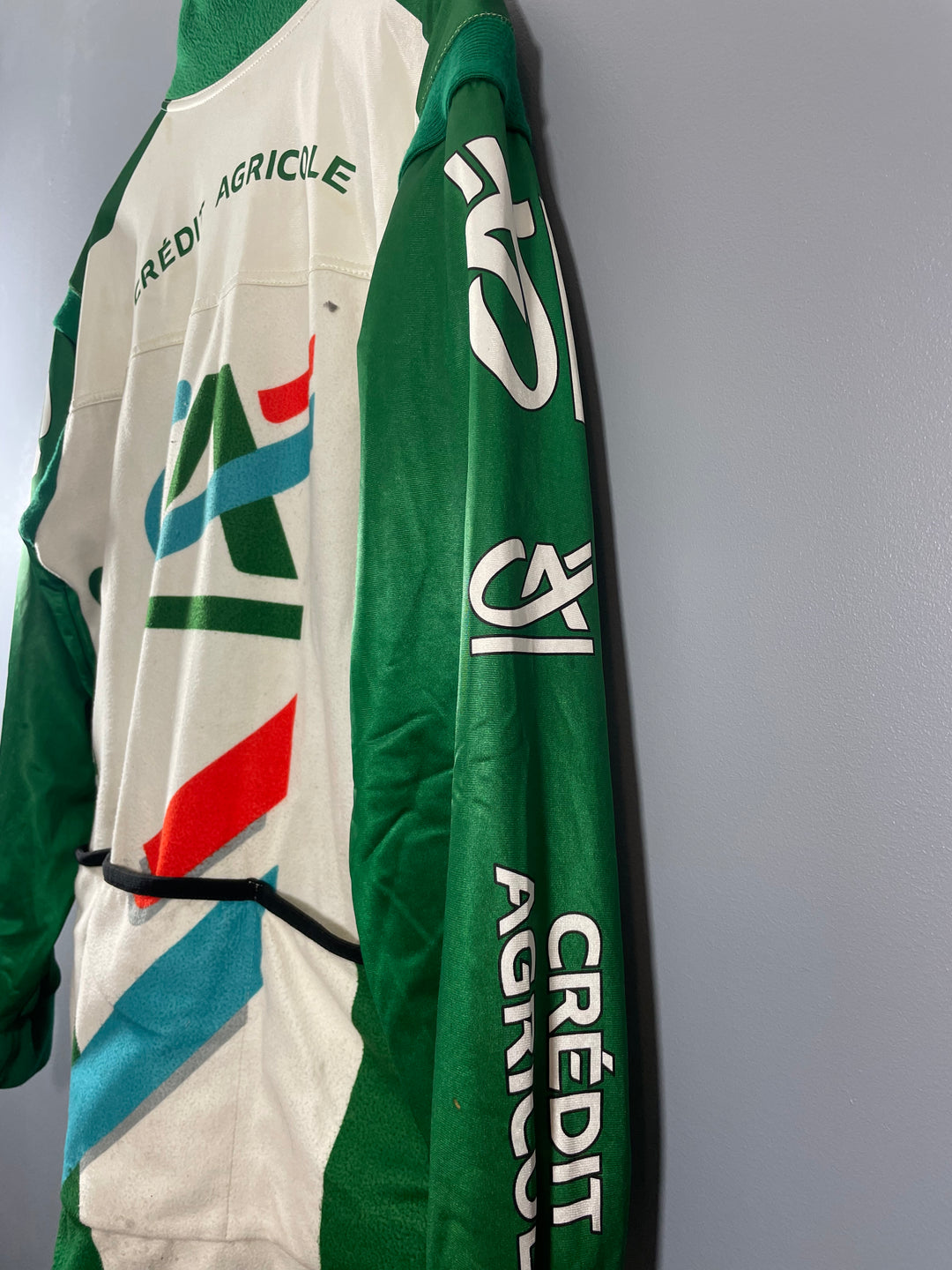 Veste cycliste vintage Crédit Agricole Nalini – The Sport Nuggets Veste cycliste vintage Crédit Agricole Nalini – The Sport Nuggets