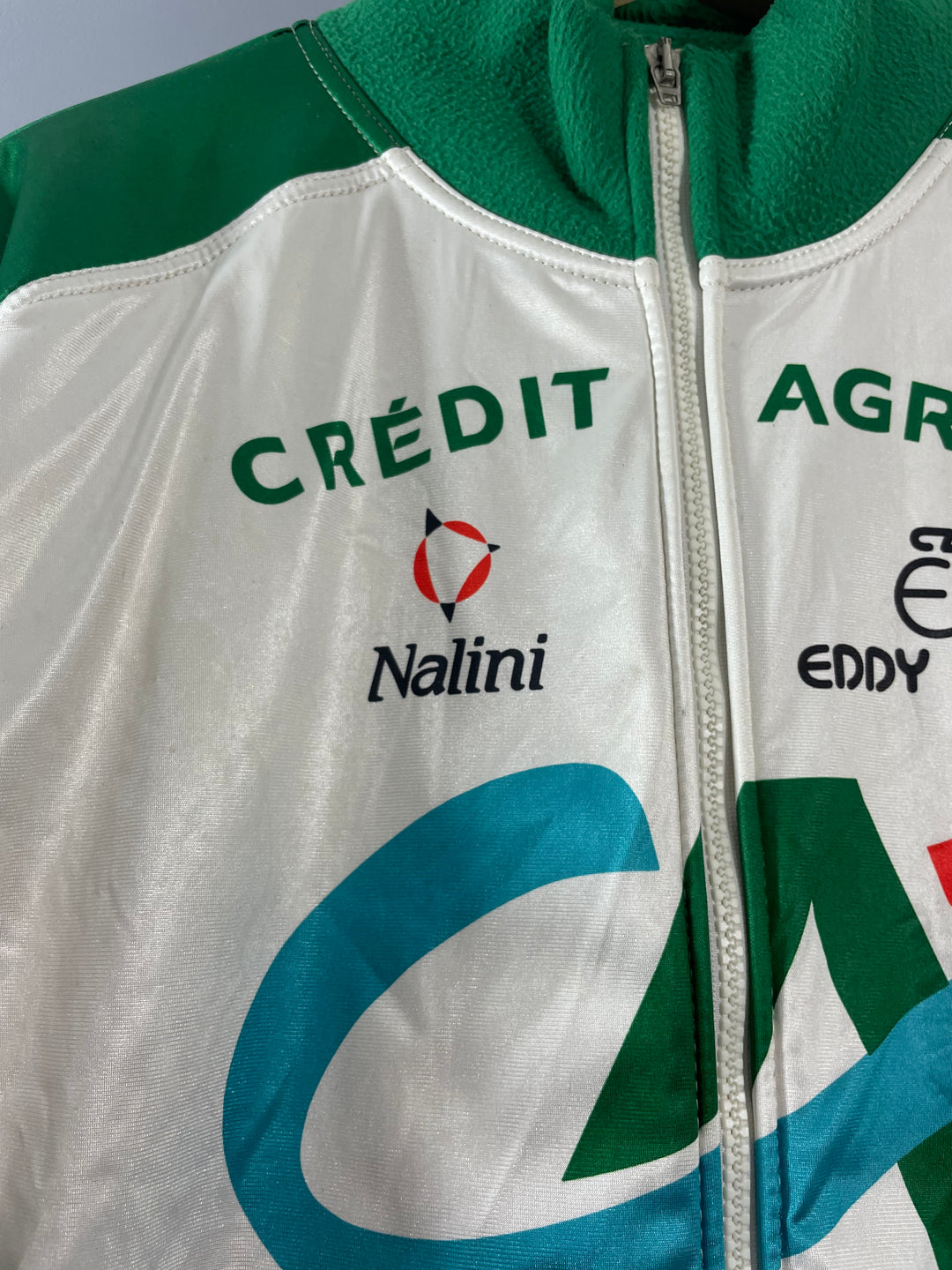 Veste Cycliste Vintage Nalini – Crédit Agricole – Manches Longues – Taille 5