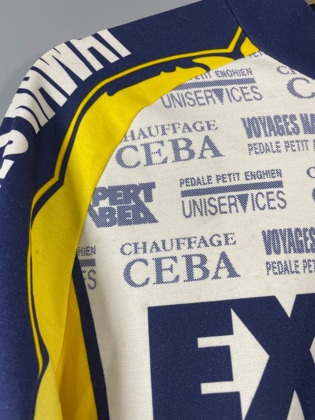 Maillot vélo cyclisme vintage Expert Bel Chauffage Ceba DECCA