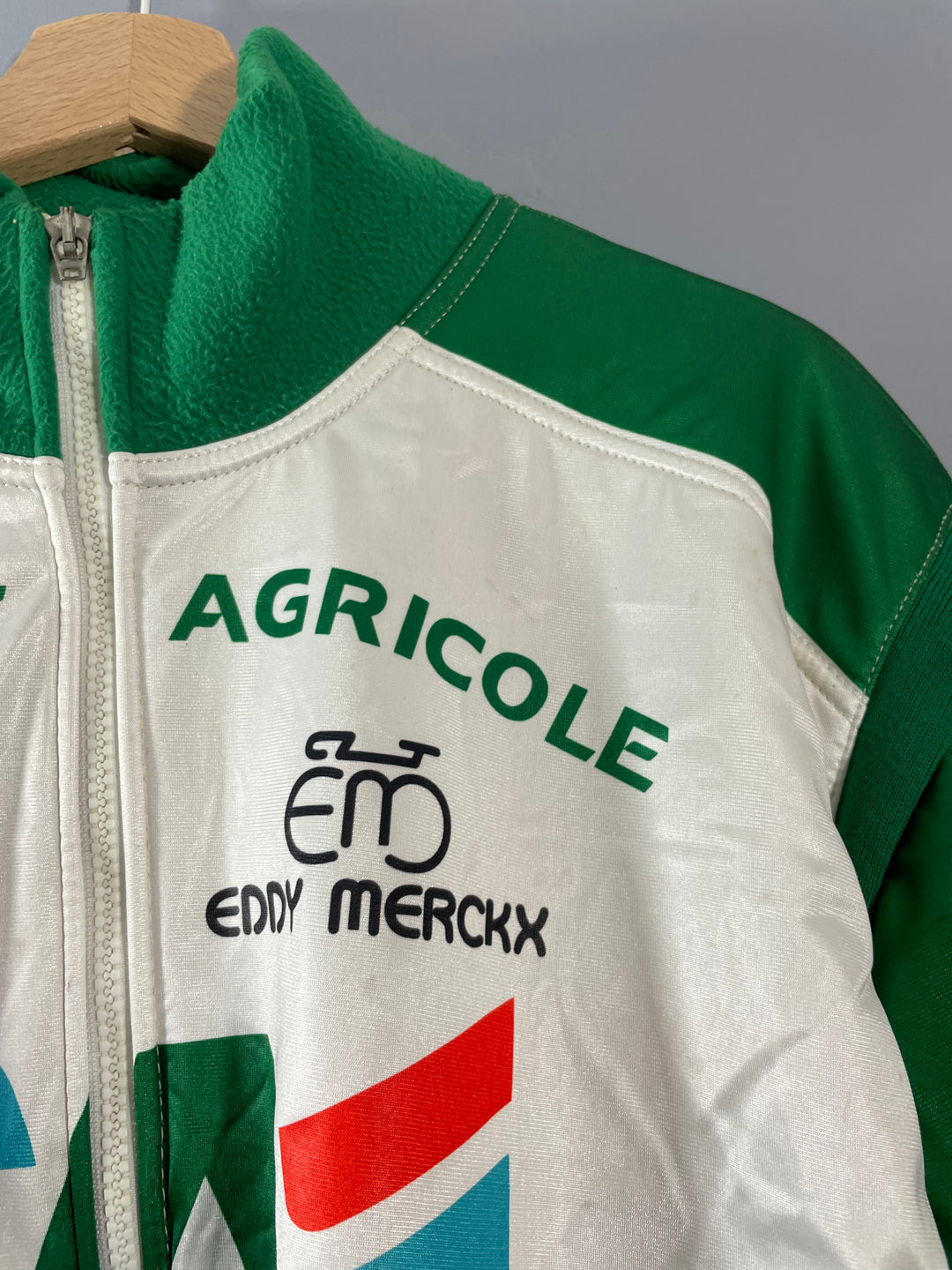 Veste cycliste vintage Crédit Agricole