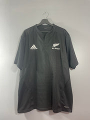 Maillot rugby vintage Nouvelle Zélande All Blacks #5 Adidas