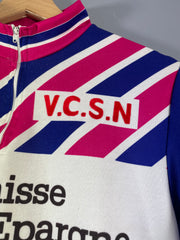 Maillot vélo cyclisme vintage Crédit d'épargne Ecureuil Au tour de France