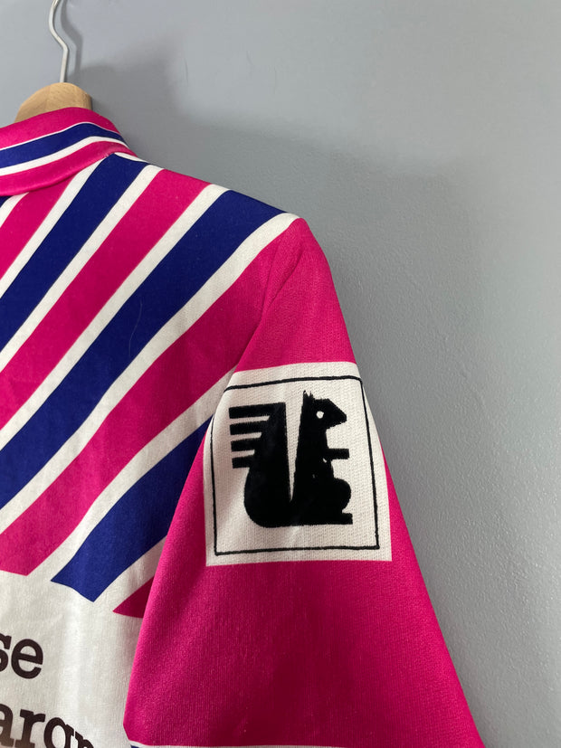 Maillot vélo cyclisme vintage Crédit d'épargne Ecureuil Au tour de France