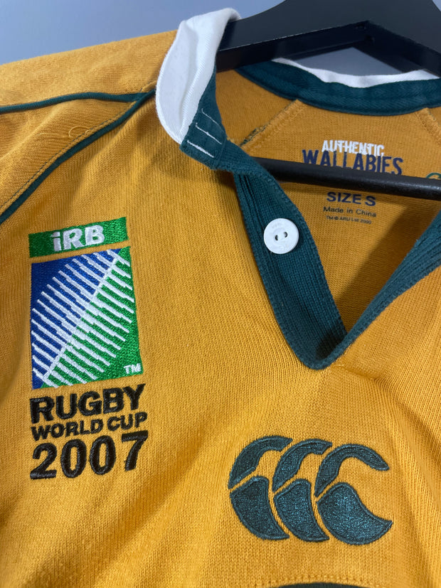 Maillot rugby vintage Australie Canterbury Coupe du monde 2007