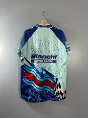 Maillot cycliste vintage Santini Bianchi Martini Racing