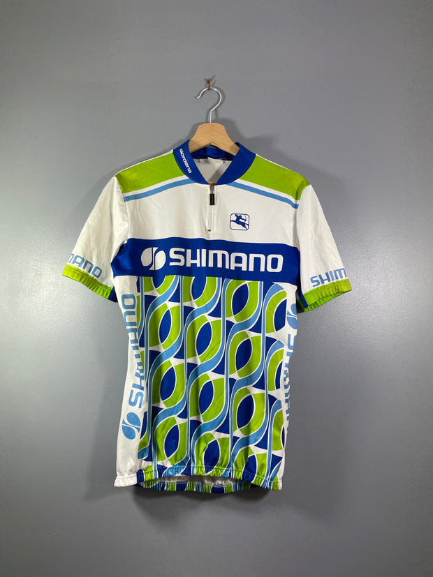 Maillot vélo cyclisme vintage Shimano Giordana